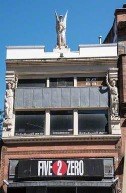 Two Caryatids and Figure of Harmony