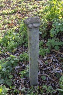 Posts on the Footpath to Pye's Mill with Dropped Shopping