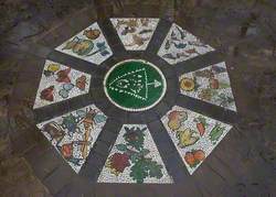 Triangle Garden Mosaic