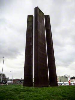 Untitled (Three Steel Monoliths)