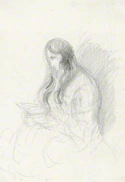 Long-Haired Woman, Reading