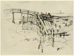 Old Timber Wharfing at Walberswick