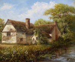 Hilly Lott's Cottage Flatford 版画　ヴィンテージ Lot 840 - *Leonard Russell Squirrell (1893-1979) pair