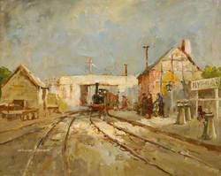 Blythburgh Station at Time of Closing Down of Southwold Railway, Suffolk
