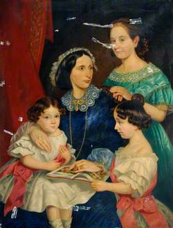 Mrs Sarah Bateman with Her Three Daughters