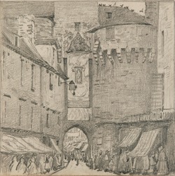 Porte du Port d'Ouest, Dieppe, France