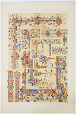 'Illuminated Manuscripts, No. 2', from 'The Grammar of Ornament', Plate LXXII