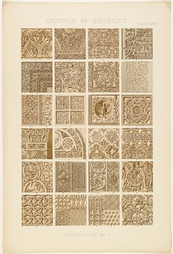 'Byzantine, No. 1', from 'The Grammar of Ornament', Plate XXVIII