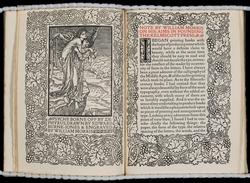 Book: 'A Note by William Morris on his Aims in Founding the Kelmscott Press, together with a Short Description of the Press by S. C. Cockerell, and an Annotated List of the Books Printed thereat'