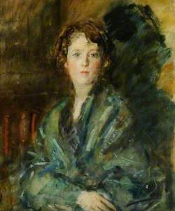 Miss Joan Claudia Johnson, in Green