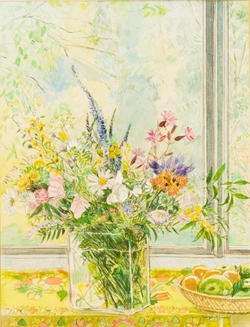 Flowers in a Window