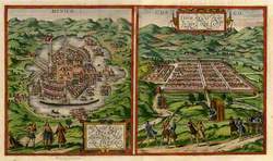 Views of Mexico City (formerly Tenochtitlán) and Cusco