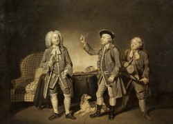 Shuter, Beard, and Dunstall in 'Love in a Village' by Isaac Bickerstaffe, Covent Garden, 1762