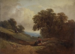 Landscape with a Welsh Woman