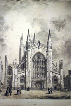 The Abbey Church, Bath, west front