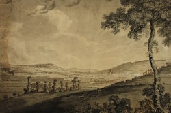 Distant view of Bath from South West