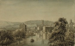 Bath from the north of Pulteney Bridge