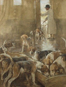 Hounds Feeding