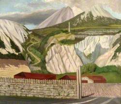Mountain Landscape with Distant Lake