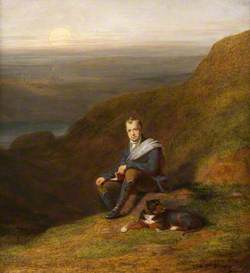 Sir Walter Scott with a Dog