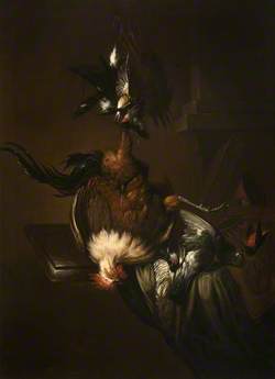 Still Life of Poultry and Songbirds