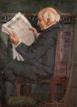 Gentleman Reading a Newspaper