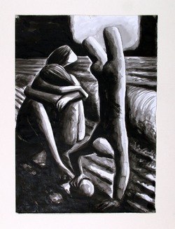 Drawing for the paintings, ‘Exclusion Defied I and II’ | Art UK