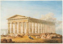 Temple of Poseidon, Paestum, Naples