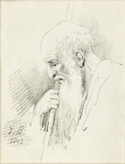 Old Man with Pipe