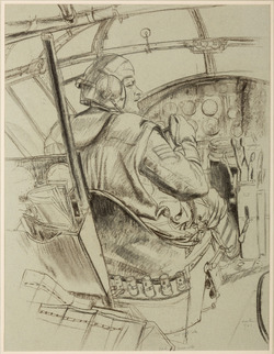 Sgt. Pilot Cook, Pilot in an Anson Craft