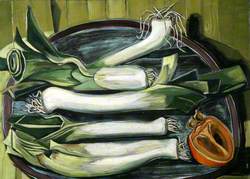 Still Life with Leeks