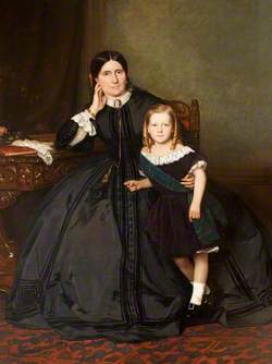 Eliza Crawshay, née Harris, with Her Son