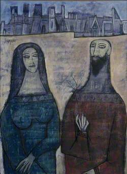 Two Saints in a Landscape