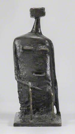 Seated Woman with Square Head (Version B)