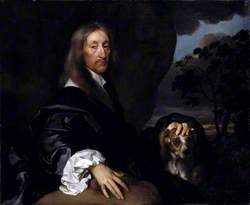 Portrait of a Gentleman with a Dog, Probably Sir Thomas Tipping