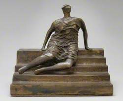 Maquette for Figure on Steps