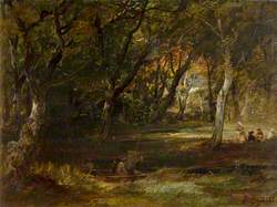 Figures in Woodland
