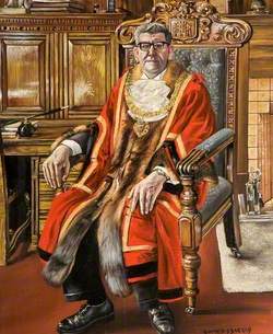 Portrait of the Mayor of Gateshead, 1965 (Robert Ninian Baptist)