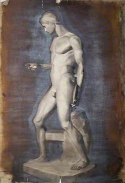 Oil Study of a Sculptured Figure