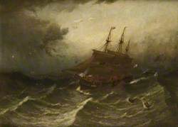 Sailing Vessel in a Storm