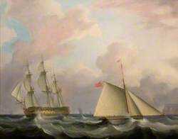 Royal Naval Two-Decker and Cutter