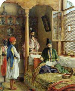 An Oriental Interior (A Startling Account, Constantinople)
