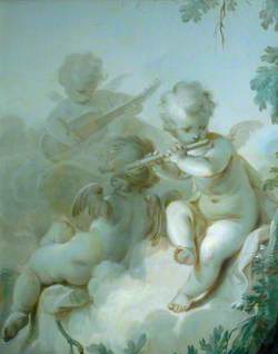 Three Cupids Playing Instruments