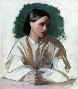 A Girl with Clasped Hands