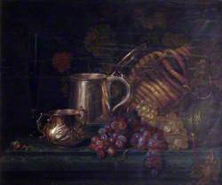 Still Life with Fruit and Silver