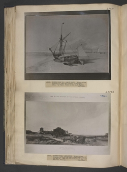 Boat on a sandy beach