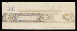 Sketch for frieze of new South Court