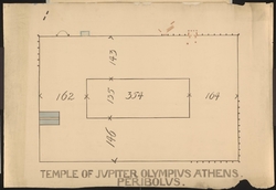 Temple of Jupiter Olympius Athens. Peribolus.