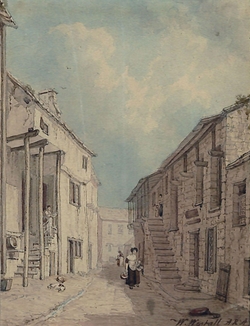 Street scene in Dent, Yorkshire