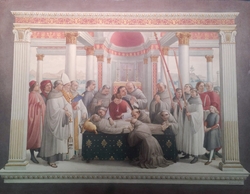 Copy after the Death of St Francis, Domenico Ghirlandaio in the Sassetti Chapel, Chiesa di Santa Trinita (Florence)